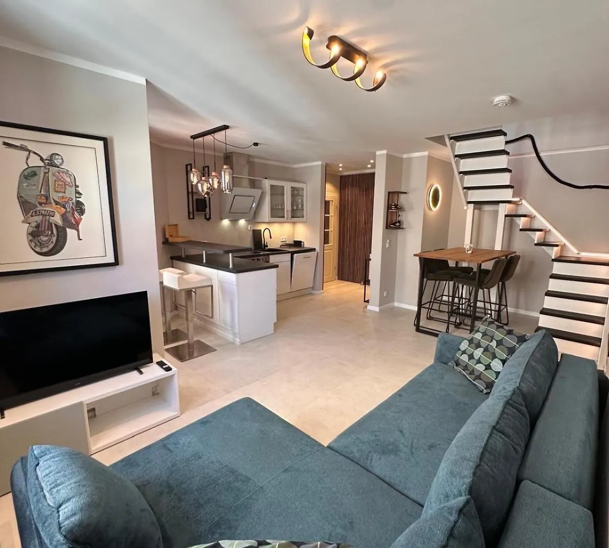 Design Apartment Auf 2 Etagen Mit Balkon Nahe Isar & Innenstadt Muenchen Germany